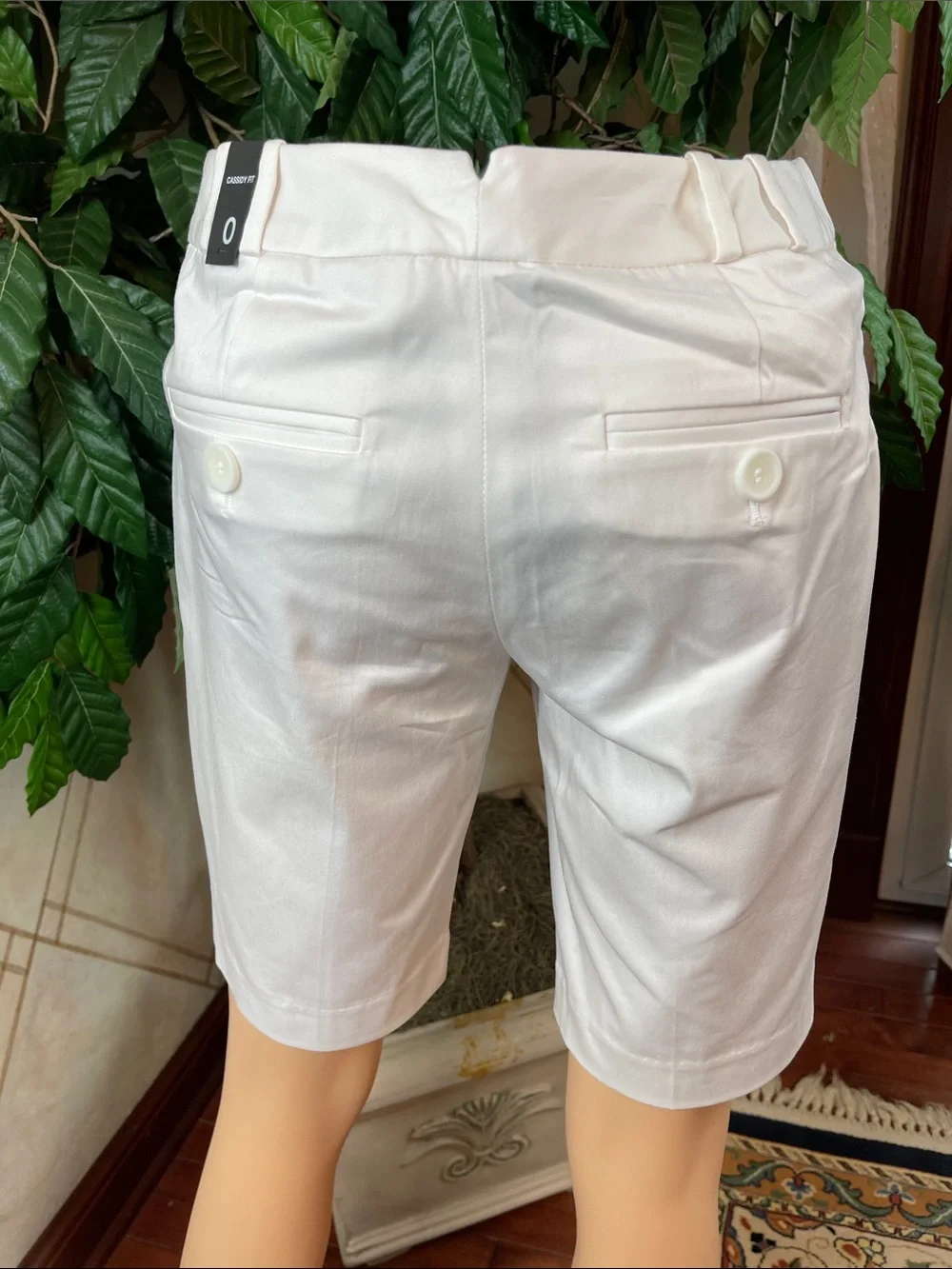 THE LIMITED WHITE 10” INSEAM SHORTS